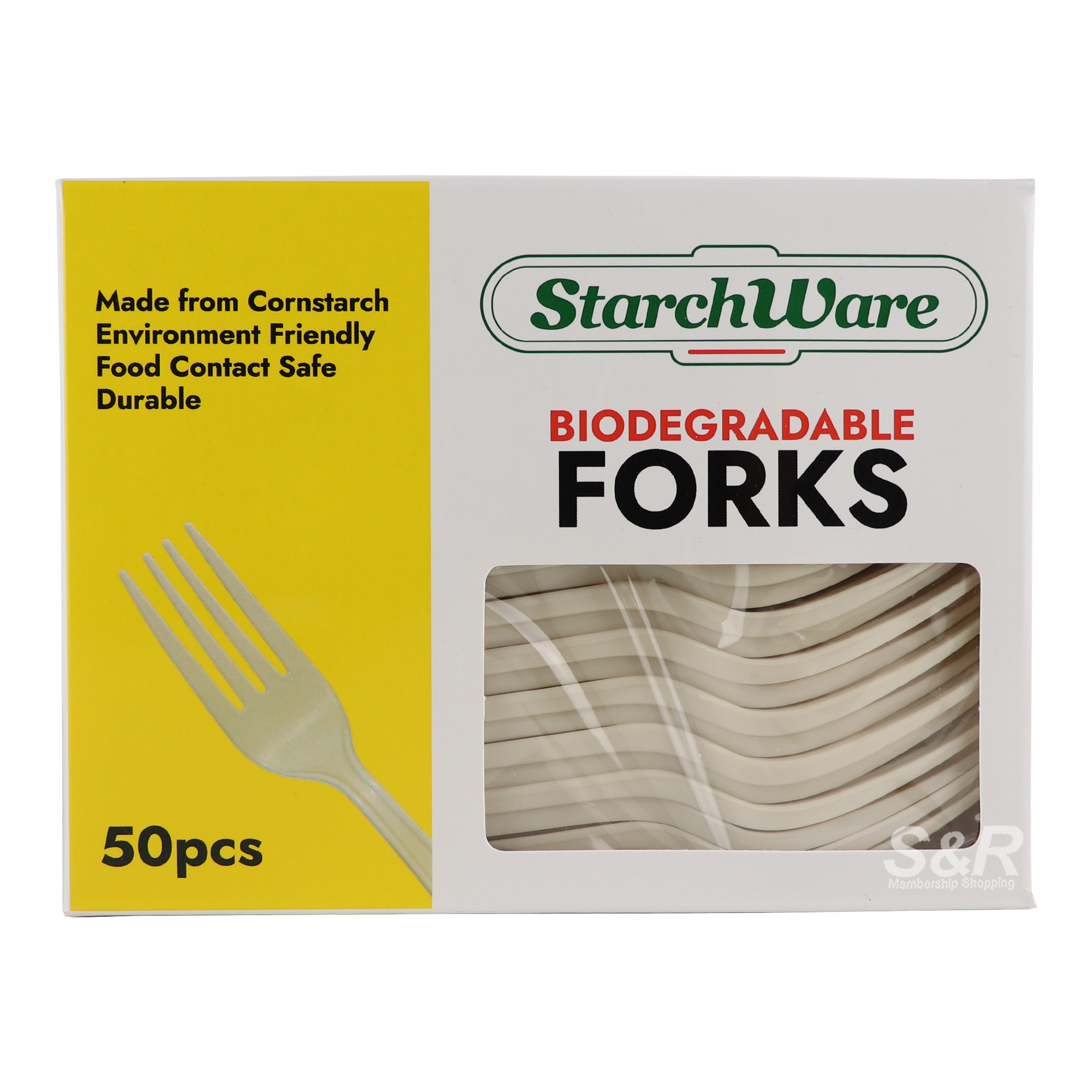 Starchware Biodegradable Fork 50pcs Starchware Biodegradable Fork 50pcs